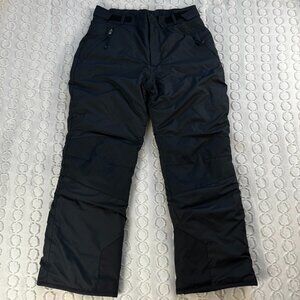 All In Motion Snow Pants Men's M Black Water and Wind Resistant Ski Snowboard